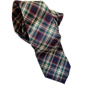 Vintage Pendleton Plaid Wool Tie